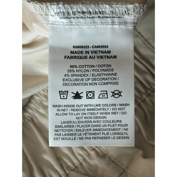 Nike Sportswear essential woven high rise pants beige size XXL - Picture 7 of 8